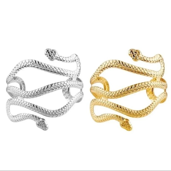 Serpenti Silver Snake Arm Bracelet - Picture 4 of 6